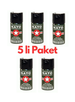 Natoo Bıber Gazı 5 Adet Birden