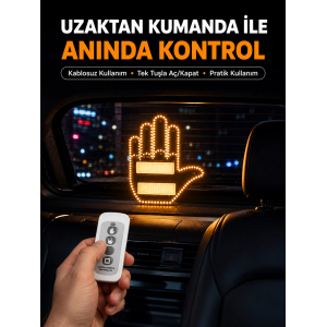 Naylon Bantlı Kolay Montajlı Araç Jest Işığı