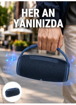 Net Stereo Ses Sunan Ipx5 Su Geçirmez Bluetooth Hoparlör Yeni Nesil
