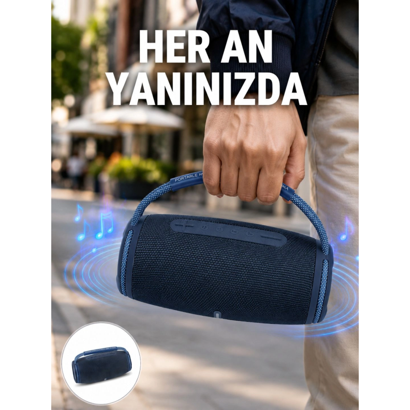 Net Stereo Ses Sunan Ipx5 Su Geçirmez Bluetooth Hoparlör Yeni Nesil Net Stereo Ses Sunan Ipx5 Su Geçirmez Bluetooth Hoparlör Yeni Nesil