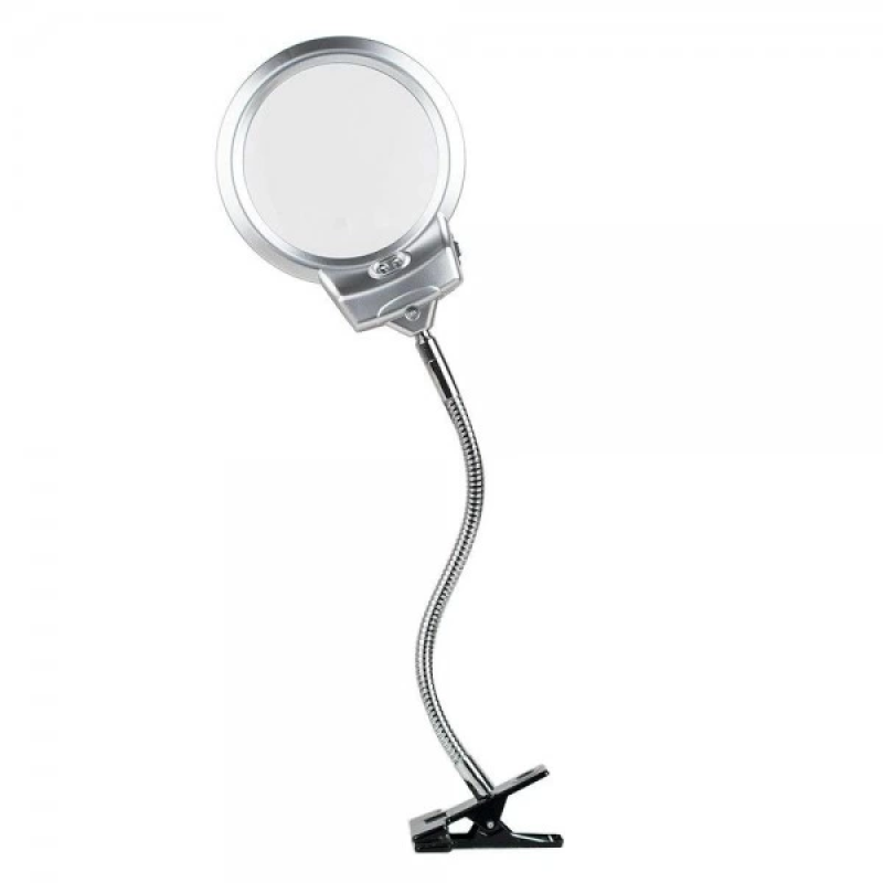 Nikula-2.5x130 Mm 5x24 Mm Led Aydınlatmalı Büyüteç,masa Üstü Metal Hortum Mandallı-mg15124-c Nikula-2.5x130 Mm 5x24 Mm Led Aydınlatmalı Büyüteç,masa Üstü Metal Hortum Mandallı-mg15124-c