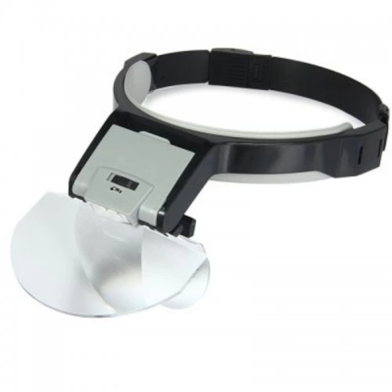 Nikula- Lens Takmalı 5 Lenslı , Led Lambalı Şapka Tip Büyüteç Nikula- Lens Takmalı 5 Lenslı , Led Lambalı Şapka Tip Büyüteç