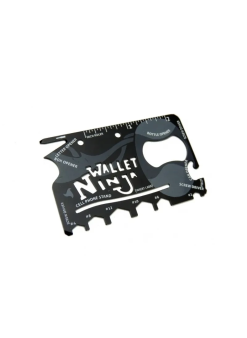 Ninja Wallet Survival Acil Durum Kiti / Kartı - 18 İn 1
