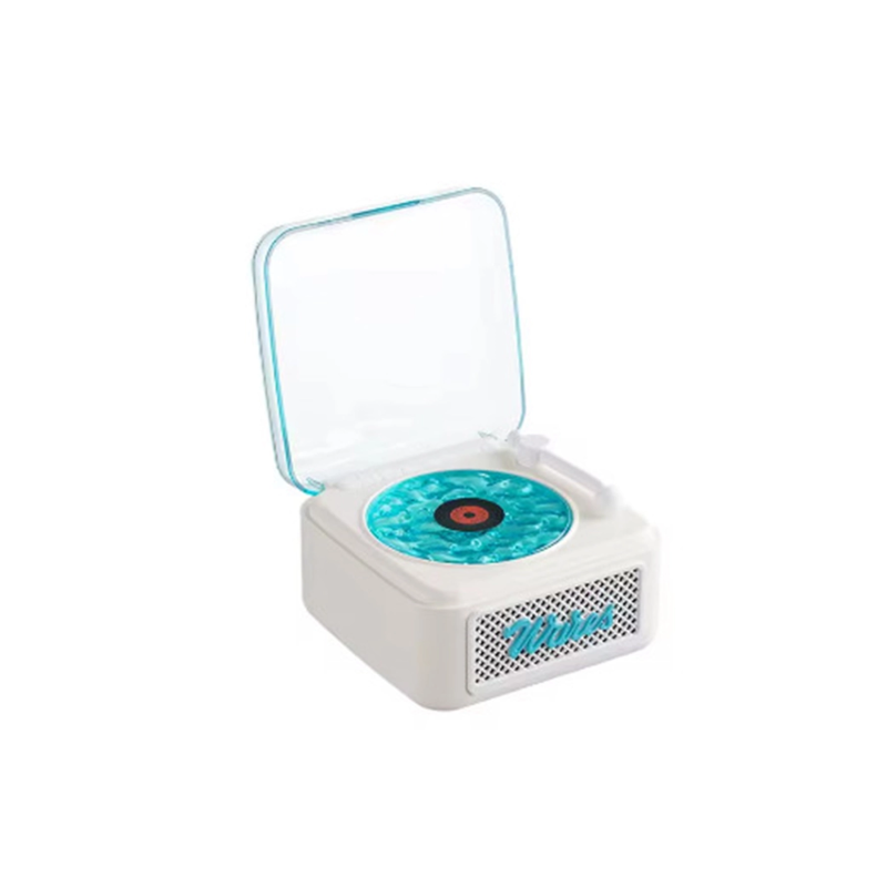 Nostalji Mini Plak Görünümlü Radyolu Bluetooth Hoparlör 3d Ses Dalgası Retro Müzik Plak Beyaz Nostalji Mini Plak Görünümlü Radyolu Bluetooth Hoparlör 3d Ses Dalgası Retro Müzik Plak Beyaz