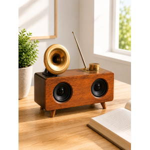 Nostaljik Radyo Bluetooth Bağlantılı Şarjlı Yüksek Ses Kaliteli Yeni Nesil