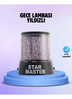 Odayı Yıldızlarla Dolduran Galaxy Efektli Led Projektör Işık