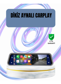 Ön Arka Kameralı Dokunmatik Dikiz Aynası 170° Geniş Açı