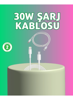 Orijinal Kalite 30w Type-c Lightning Hızlı Şarj Kablosu – 1.2m Dayanıklı