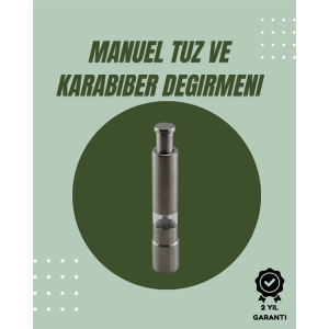 Orta Boy Kararbiber Ve Tuz Öğütücü – Kolay Kullanım, Şık Tasarım