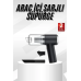 Oto Araç Ev Taşınabilir El Tipi Süpürge Mini Araç Süpürgesi Vakumlu