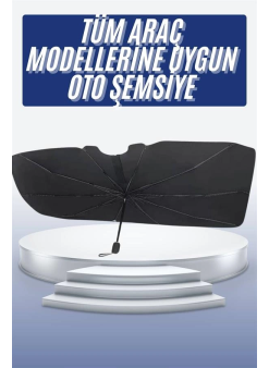 Oto Ön Cam Güneşliği Otomatik Katlanabilir Gölgelik Oto Cam Şemsiye