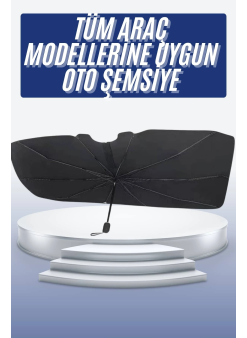 Oto Ön Cam Güneşliği Otomatik Katlanabilir Gölgelik Oto Cam Şemsiye