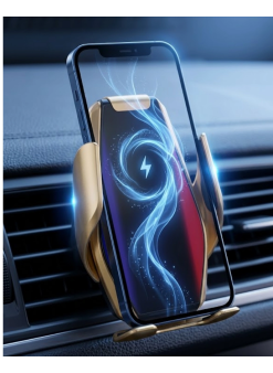 Otomatik Açılan Araç Telefon Tutucu Kablosuz Şarj Ve Tek Elle Kullanım
