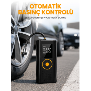 Otomatik Duran Dijital Hava Pompası Kompakt Ve Taşınabilir Tasarım Yeni Nesil