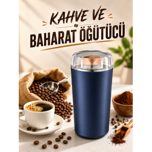 Otomatik Kahve Ve Baharat Öğütücü Kolay Ve Taşınabilir Paslanmaz Çelik