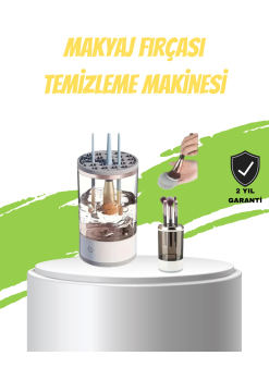 Otomatik Makyaj Fırçası Temizleyici Sonik Teknoloji Usb Şarjlı