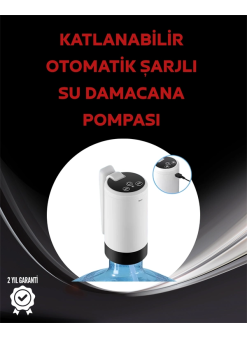 Otomatik Şarjlı Daana Pompası Ev Ofis Kamp Kullanım