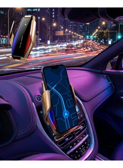 Otomatik Sensörlü Araç Telefon Tutucu Kablosuz Şarj Özellikli 360 Derece Döner