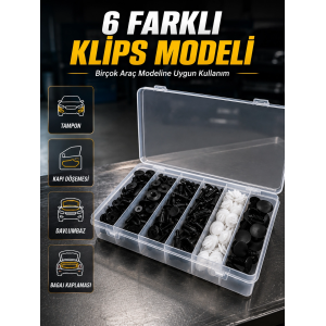 Otomotiv Plastik Klips Seti | Kaporta, Çamurluk, Davlumbaz Ve İç Trim Klipsleri
