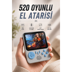 Oyun Konsolu Retro Oyun Konsolu Tv'ye Bağlanabilir Taşınabilir