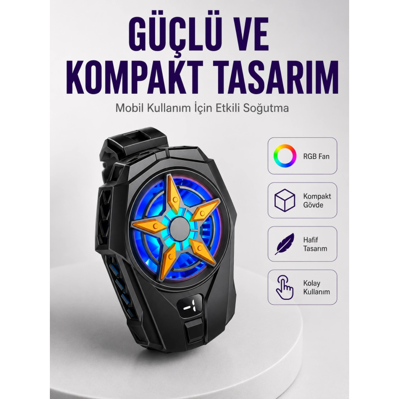 Oyun Performansı İçin Profesyonel Telefon Soğutucu Yeni Nesil Oyun Performansı İçin Profesyonel Telefon Soğutucu Yeni Nesil