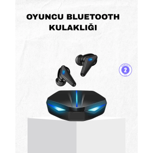 Bluetooth Kulaklık Tam Kablosuz Stereo Led Işıklı