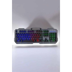 Klavyesi Q Klavye Rgb Işıklı Mouse Hediyeli