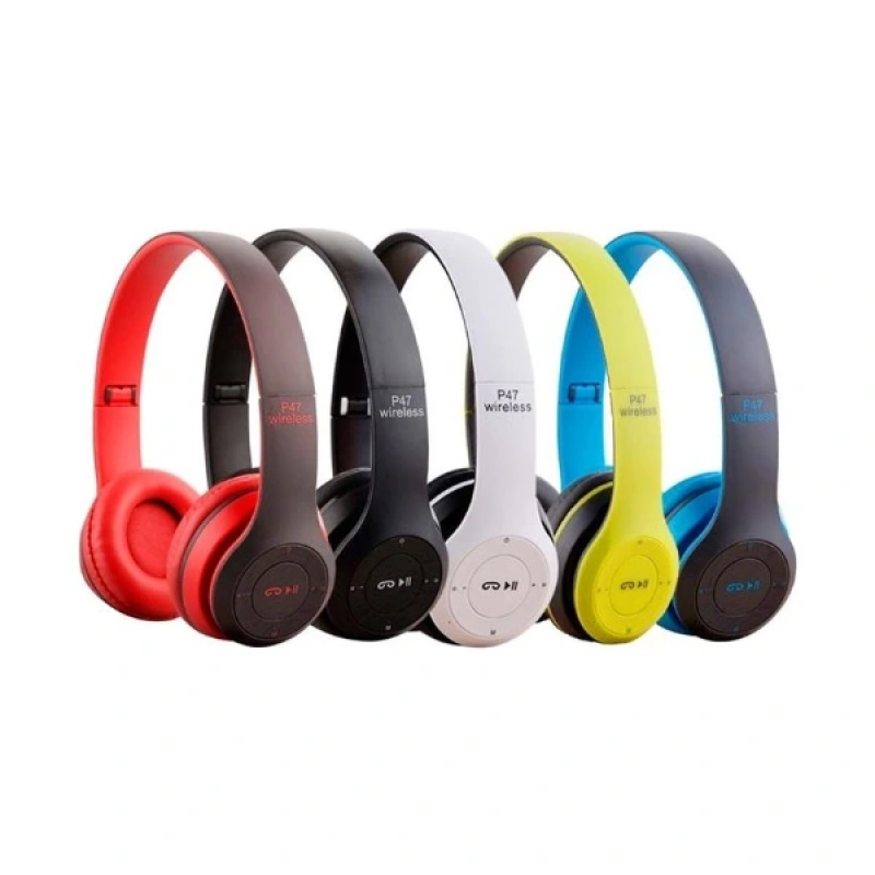 P47 Bluetooth Kablosuz Kulaküstü Kulaklık P47 Bluetooth Kablosuz Kulaküstü Kulaklık