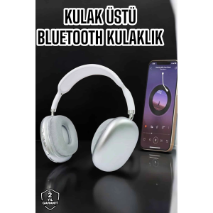 P9 Plus Kablosuz Kulak Üstü Bluetooth Kulaklık Beyaz Mikrofonlu Kulaküstü Kablosuz Kulaklık