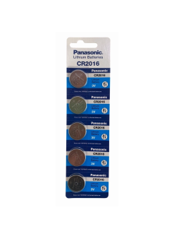 Panasonic Cr2016 3v Lityum Düğme Pil 5’li Kartela 5 Adet