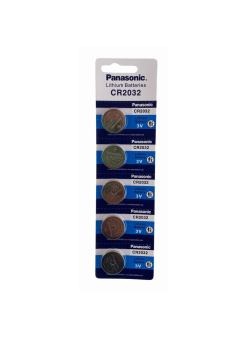 Panasonic Cr2032 3v Lityum Bios Baskül Terazi Pili 5’li Kartela 5 Adet