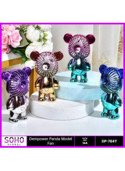 Panda Model Mini Fan 3 Kademeli