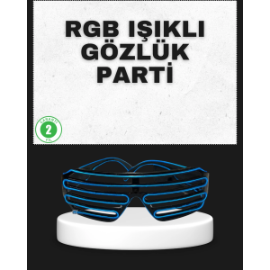 Parti Ve Organizasyonlara Özel Led Işıklı Gözlük