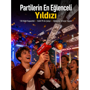 Partiler Ve Sosyal Medya İçerikleri İçin Etkili Kâğıt Atma Oyuncağı Yeni Nesil
