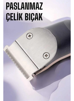 Paslanmaz Çelik Bıçaklı Hassas Çelik Bıçaklı Tıraş Makinesi