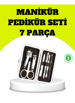 Paslanmaz Çelik Kişisel Bakım Seti – 7 Parça