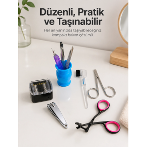 Paslanmaz Çelik Manikür Seti Tırnak Kaş Ve Kişisel Bakım Aletleri