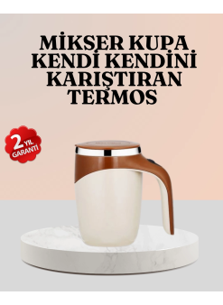 Paslanmaz Çelik Şarjlı Karıştırma Kupa – Otomatik Manyetik Blender Fincan