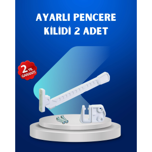 Pencere Güvenlik Kilidi Açılma Sınırlayıcı At 2 Adet