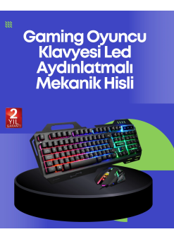 Pg8018 Led Aydınlatmalı Mekanik Klavye Mouse – Oyunlarda Üstün Performans