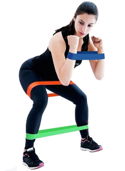 Pilates Squat Aerobik Direnç Lastiği 5 Li Paket