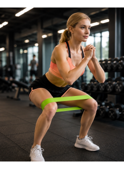 Pilates Ve Fitness Direnç Bandı Egzersiz İçin Esnek Güçlendirme Lastiği