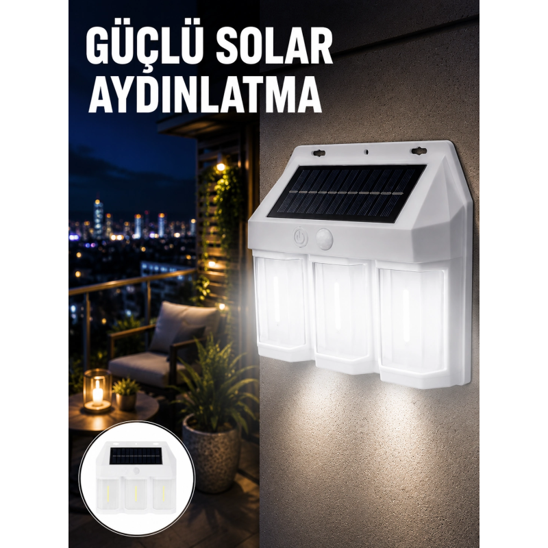 Pır Sensörlü Solar Lamba – Otomatik Şarj Ve Gece Aydınlatma Yeni Nesil Pır Sensörlü Solar Lamba – Otomatik Şarj Ve Gece Aydınlatma Yeni Nesil