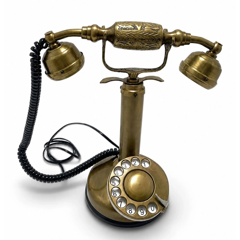 Pirinç Nostaljik Masa Telefonu 3210 Pirinç Nostaljik Masa Telefonu 3210