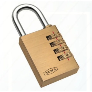 Pirinç Şifreli Asma Kilit - 3 Basamaklı 25mm