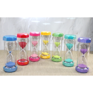 Plastik Çerceveli Renkli 10 Dk Kumsaati Alk4563