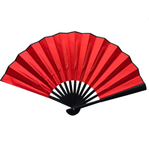 Plastik Kumaş Yelpaze 12'li Kırmızı