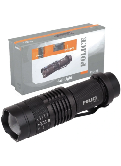 Pc-11 Mini El Feneri Sadece 1  Kalem Pil İle Çalışır Cree Q5 Led Teknolojisi, 100m Menzil Ve Zoom Özelliği. Kompakt, Güçlü Ve Ultra Ekonomik.
