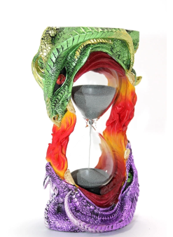 Polyester Dragon Tasarımlı Kumsaati Alk2328