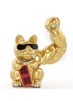 Polyester Şanslı Kedi Figürü Alk2272